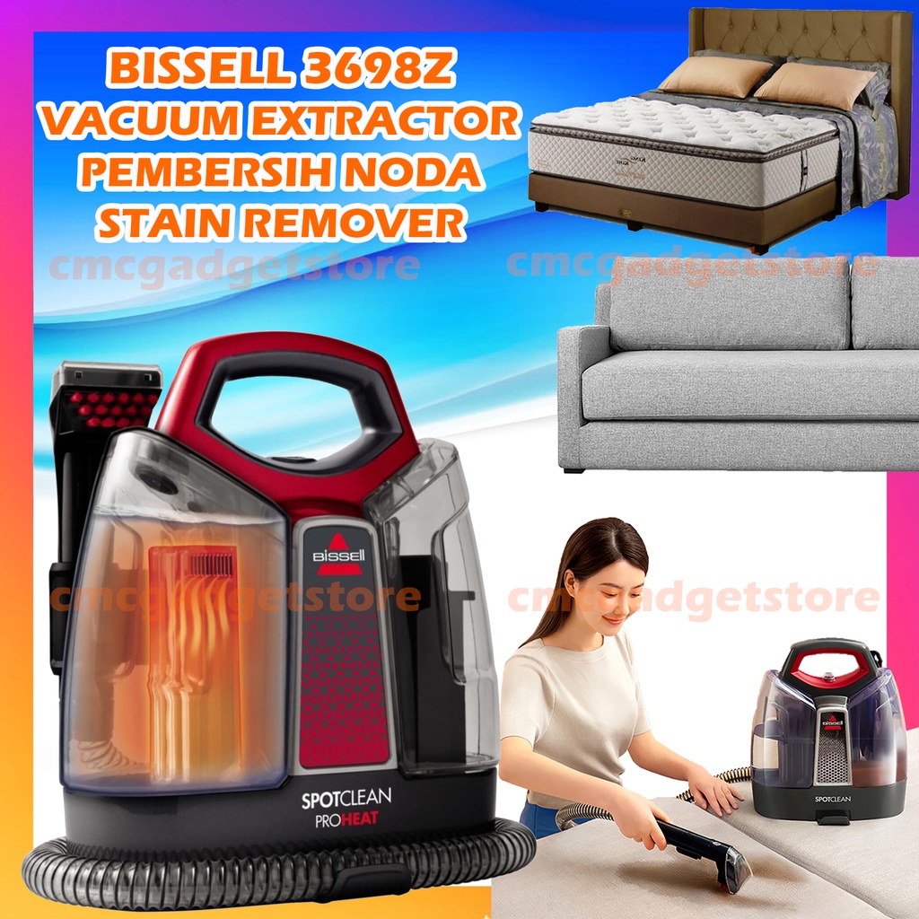 Bissell 3698Z Vacuum Extractor Cleaner Pembersih Karpet Ekstraktor Kasur Sofa Ranjang Portable Vakum Cuci Basah