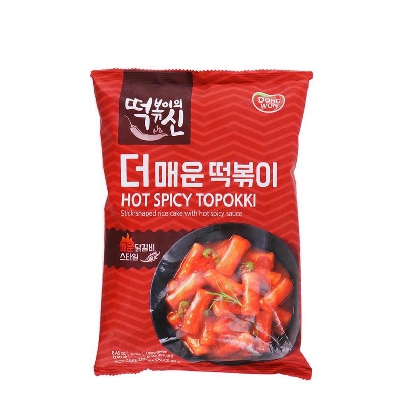 

Topokki instant pedas - dongwon (ukuran baru)