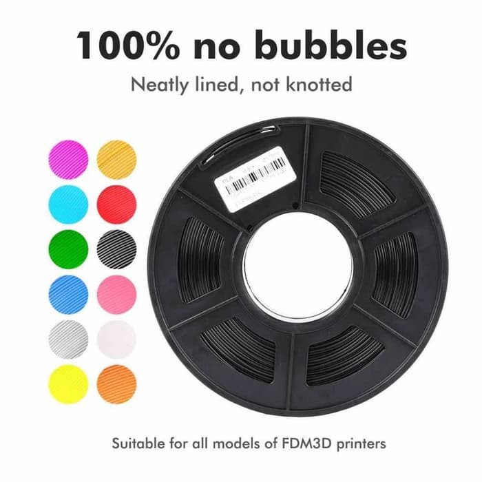 ZKLabs 3D Filament Silk PLA+ Neat Winding Sugoi Hasil Smooth dari USA