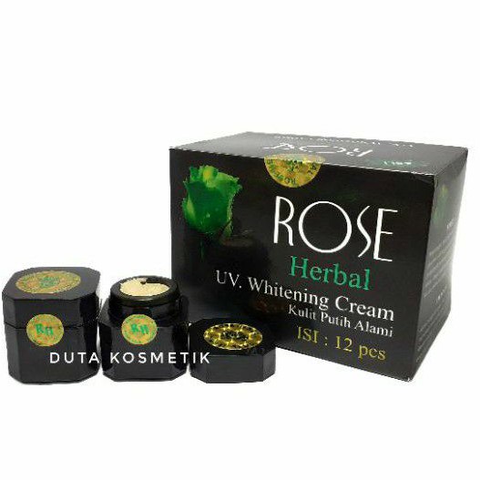 CREAM ROSE HITAM HERBAL KUALITAS SUPER LUSINAN