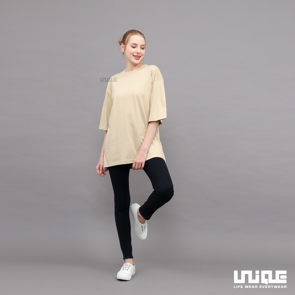 UNIQUE - (Basic Series) Kaos Polos Oversize Basic Chocomilk