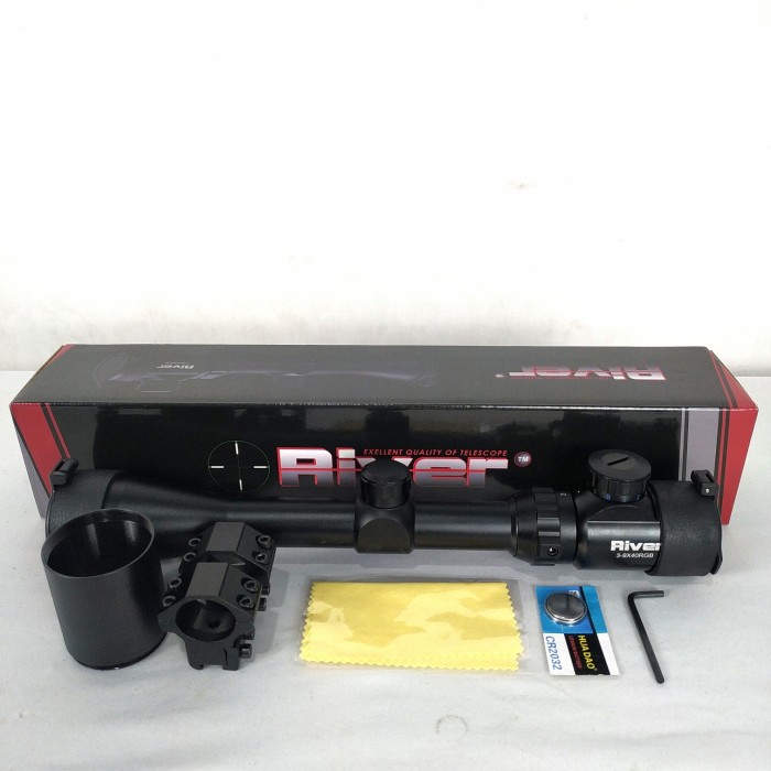 teleskop river 3 9x40 rgb + sunhide
