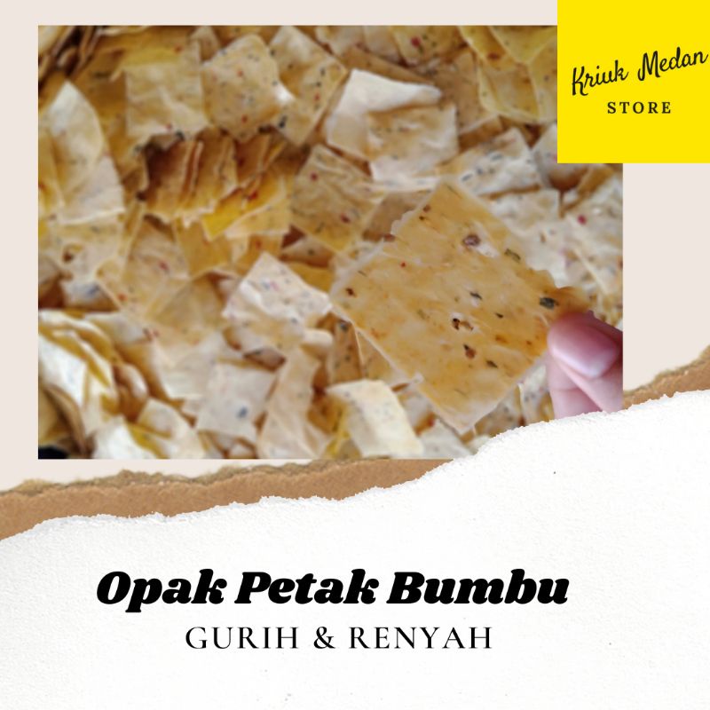 

COD - Opak Petak Bumbu / Opak Singkong Mentah / Opak Ubi Kayu / Opak Singkong 500 Gram - 1 Kg