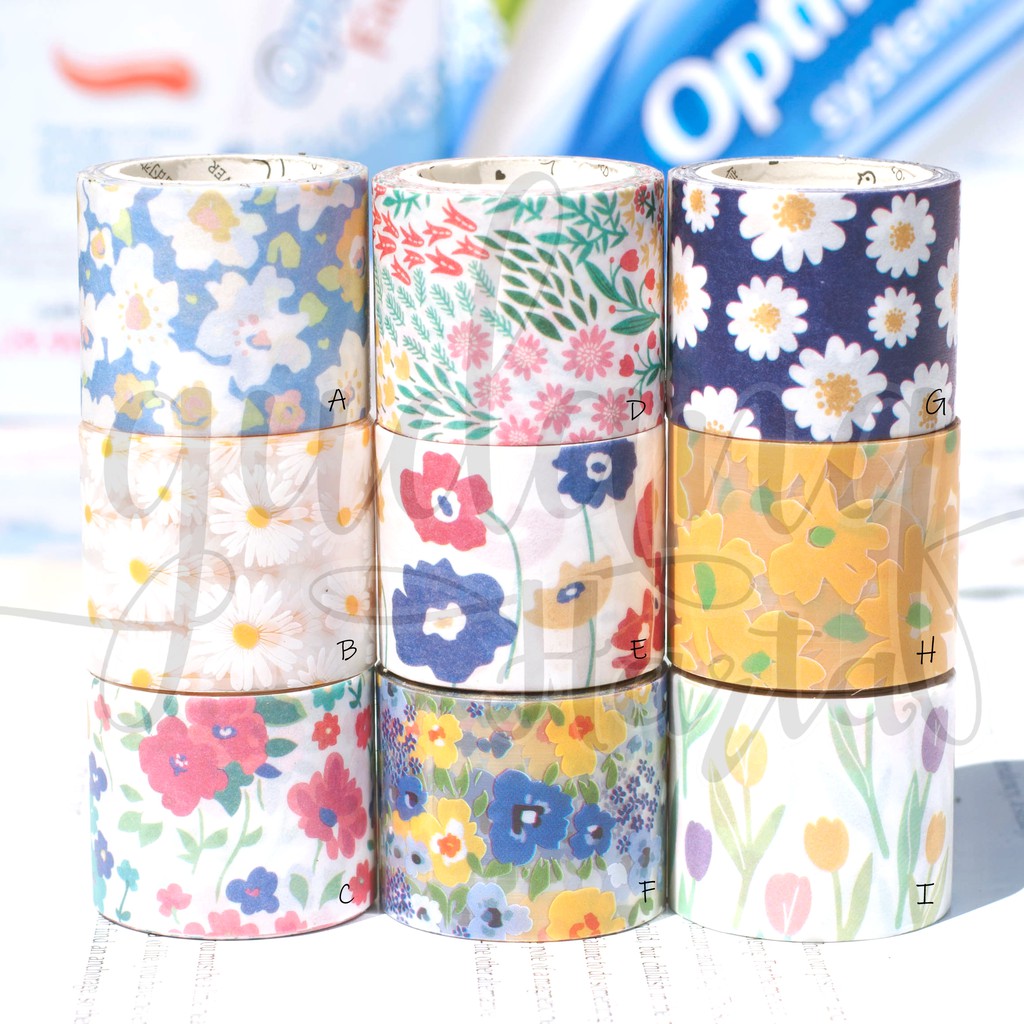 

GCC Masking Tape Motif Flower Selotip Bunga Indah Isolasi 314003