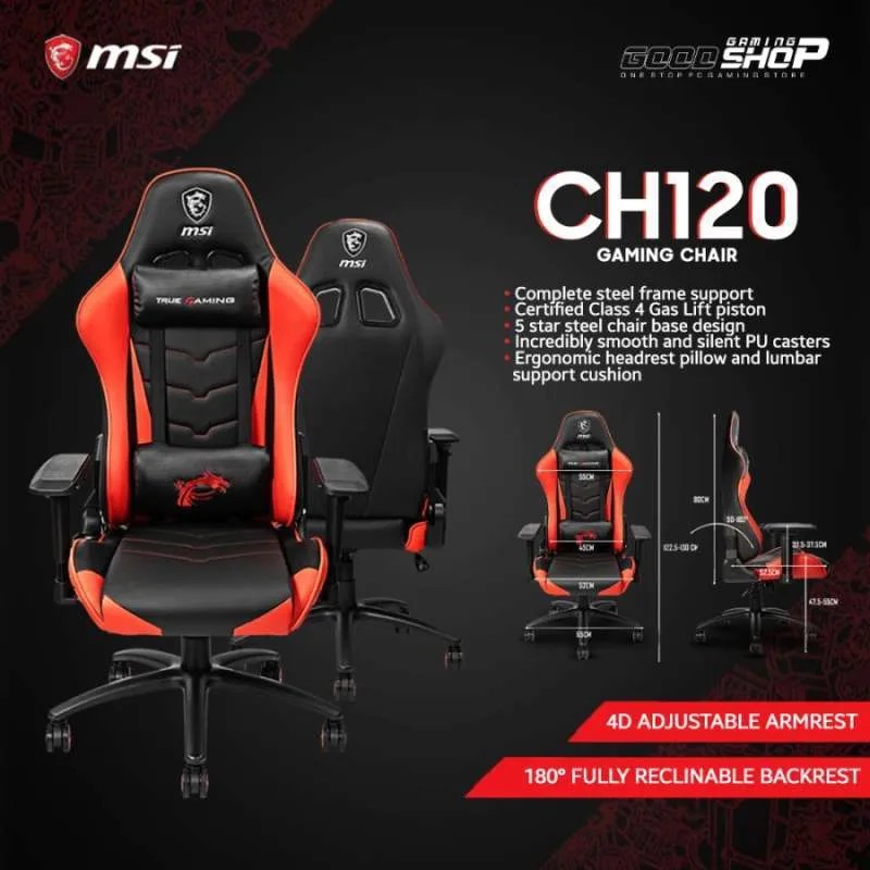 MSI MAG CH120 GAMING CHAIR