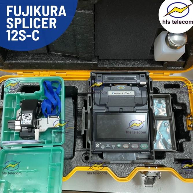 Fusion Splicer Fujikura 12Sc 12S-C Second Mulus Seperti Baru