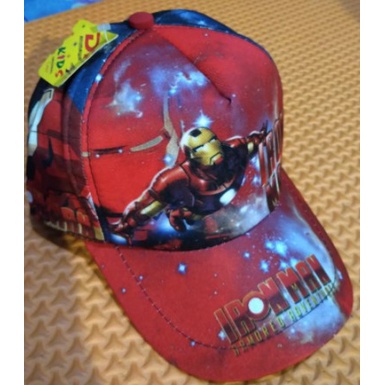 Topi Anak Karakter Ironman anak laki-laki topi anak superhero Terbaru