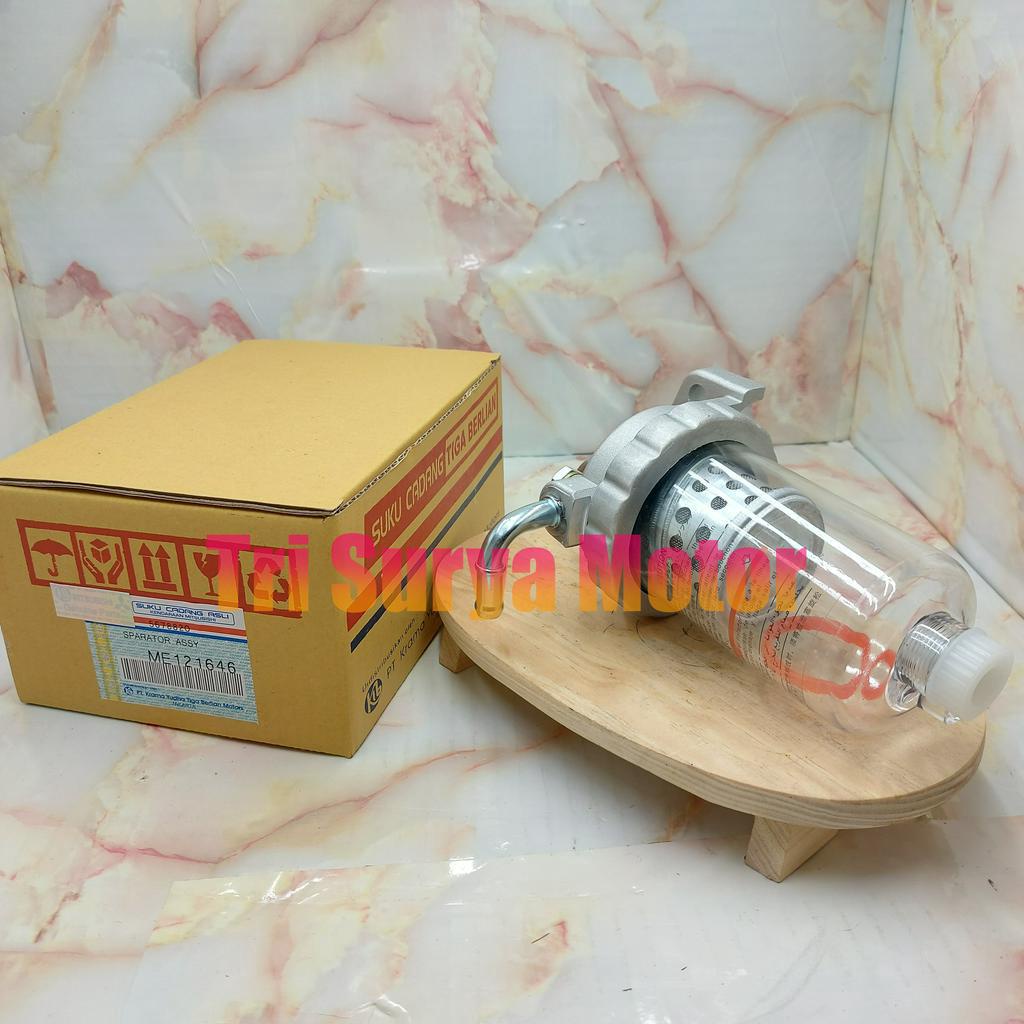 WATER SEPARATOR ASSY RUMAH FILTER SOLAR BAWAH PS125 TURBO CANTER ORI