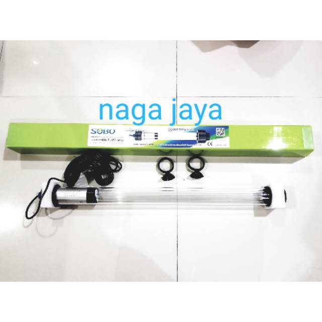 Sobo pl-uv 75 watt lampu uv kolam anti liumut, air tetap jernih