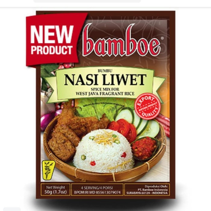 

Instan-Masak-Bumbu- Aa Bumbu Bamboe Nasi Liwet 50Gr -Bumbu-Masak-Instan.