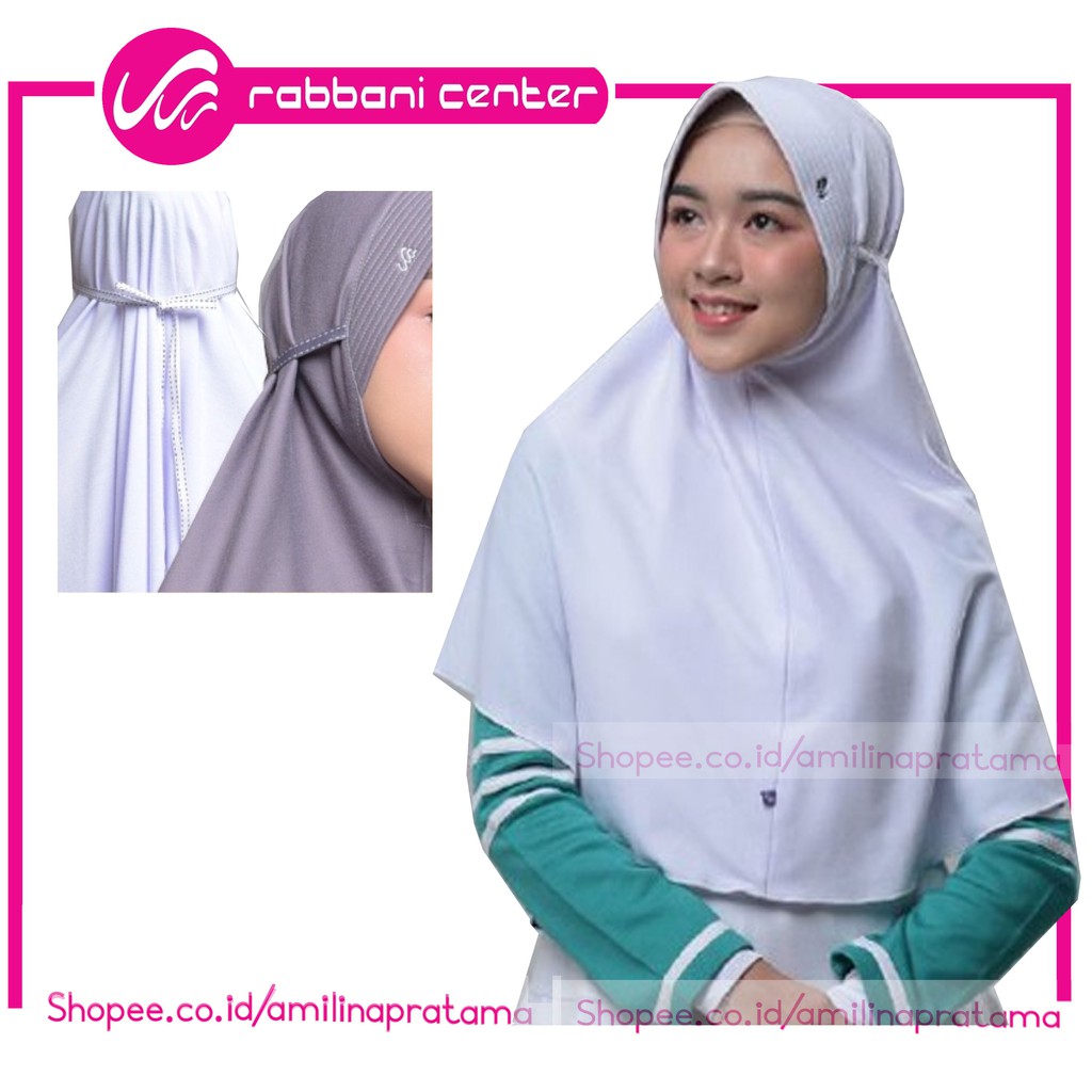 kerudung rabbani elvi anti tembem hijab instan tali
