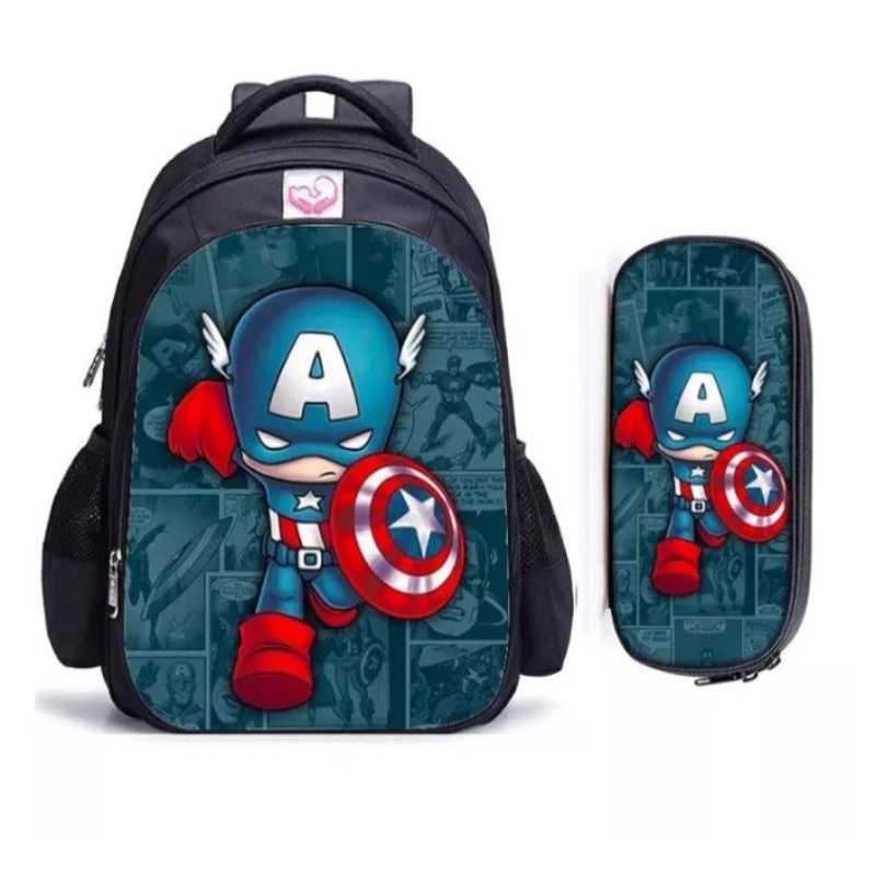 ZamZam R 501 tas ransel anak captain dompet trendy kekinian C