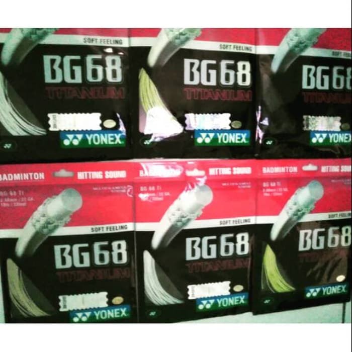 Langsung Order SENAR YONEX BG68 TITANIUM SUNRISE Terlaris