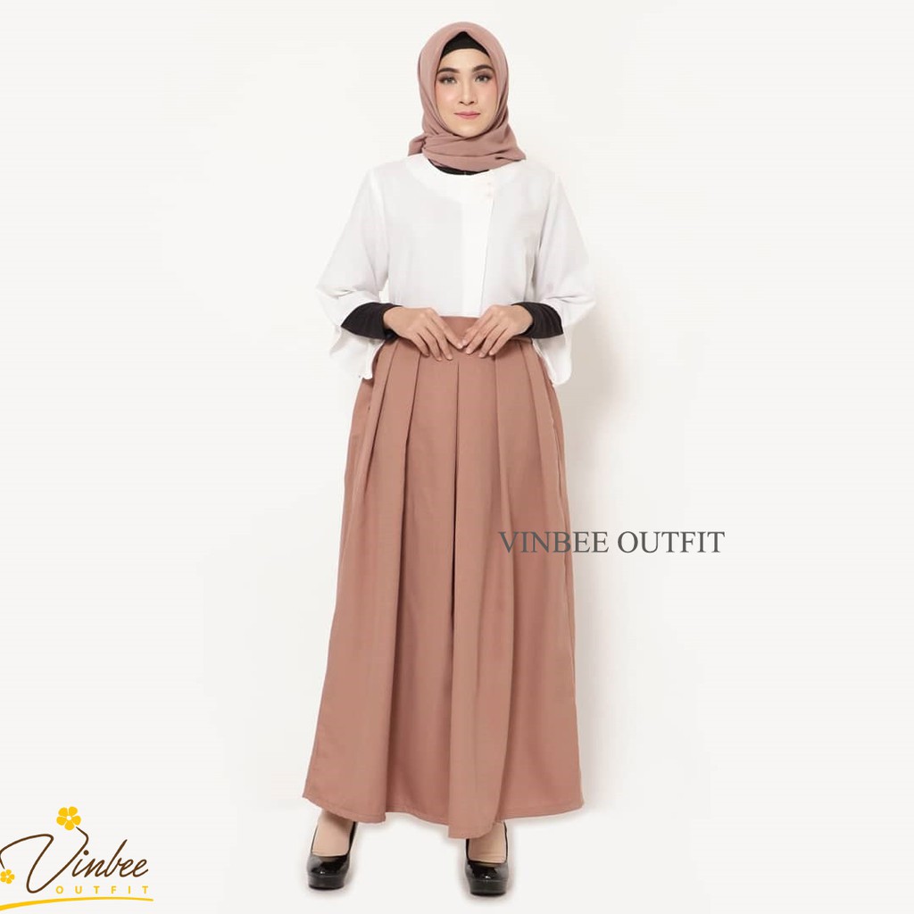 ROK FLARE SKIRT PREMIUM By VINBEE OUTFIT