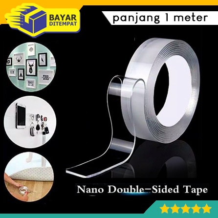 

Nano Double Tape Transparant Double Selotip Isolasi Tapi Dua Sisi