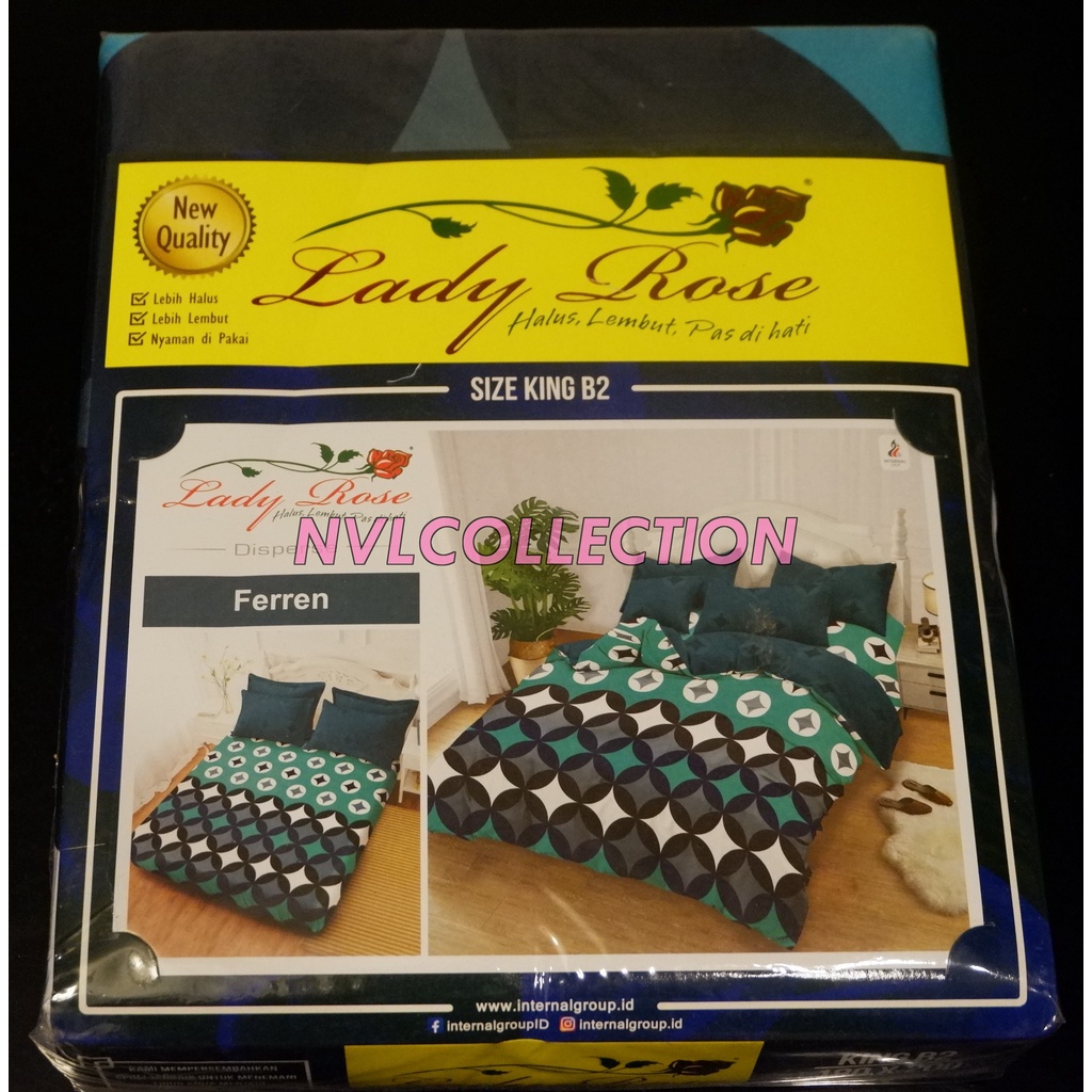 Sprei Lady Rose King B2 180x200 FERREN