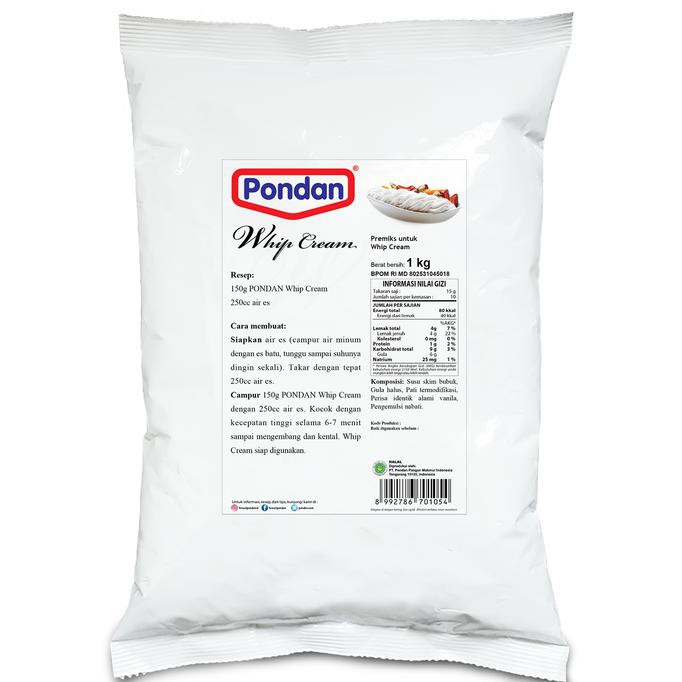 

Pondan Whip Cream (bulky)