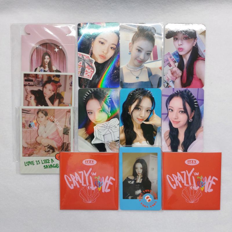 Itzy Crazy In Love CIL SE Special Edition LOCO Pola Polaroid Standee PC Photocard Album Ryujin Yeji 