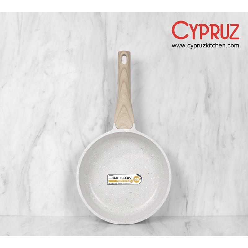 Cypruz Frypan White Granite Greblon Diecast ORI