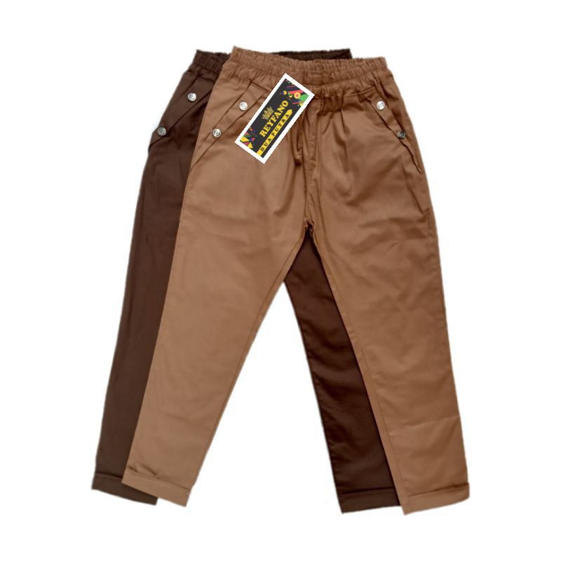 BAGGY PANT PREMIUM ANAK TANGGUNG 11-13 THN/CELANA ANAK CATTON STRETCH