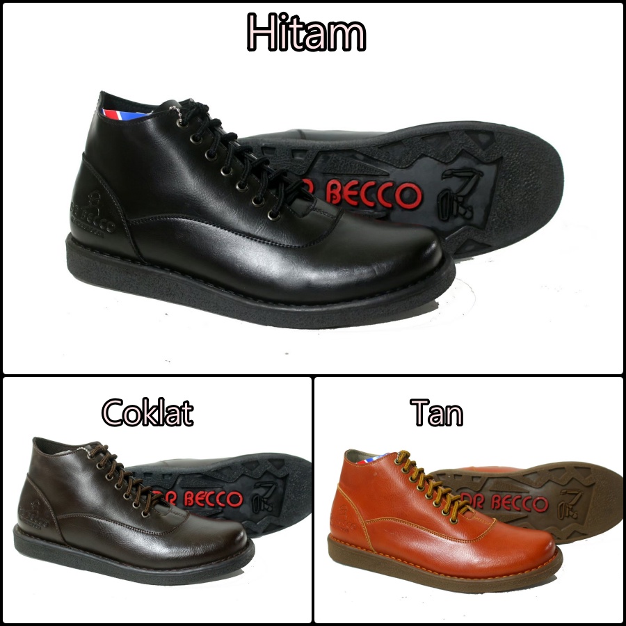 sepatu boot kasual pria dr becco rush