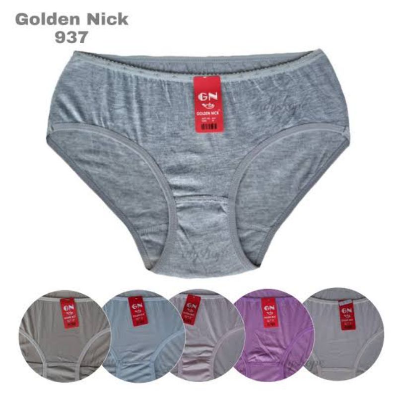 6 Pcs Celana Dalam Perempuan Dewasa Golden Nick 937 - Setengah Lusin Celana Dalam Perempuan Murah
