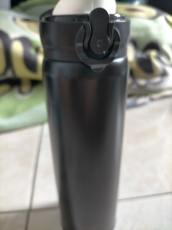 [hitam] Termos Niagara Karet Segitiga 500ml Tumbler Botol Polos H777