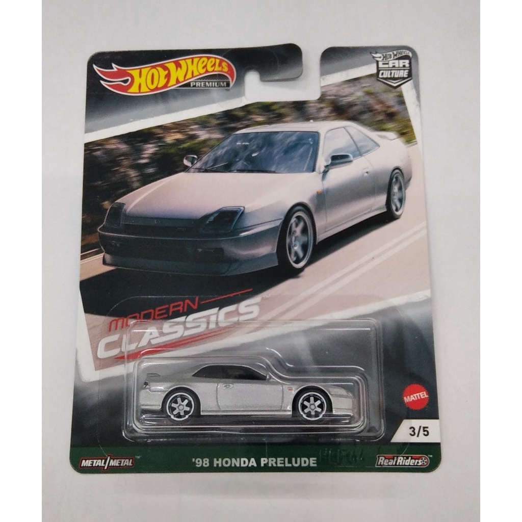 Diecast Hot Wheels 98 HONDA PRELUDE Abu HW Modern Classics 2021 Car Culture Hotwheels Mobil Mainan Anak