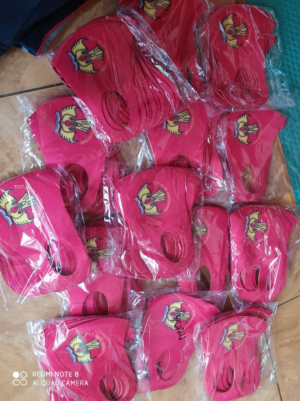 Masker Anak Sekolah Scuba Smp/sma/madrasah/masker Sekolah Batik /polos/pramuka /