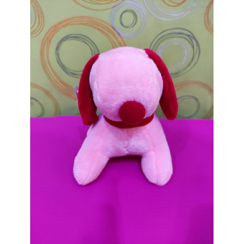 Boneka Anjing Pink