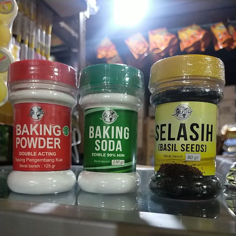 

Baking Powder - Baking Soda - Selasih