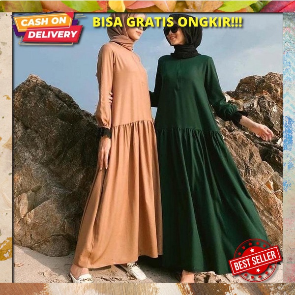 Gmes Cewe Kekinian Bsju Games Perempuan Muslimah Atasan 2023 Baju Gmeas Cewe Import Premium Gamis Ce