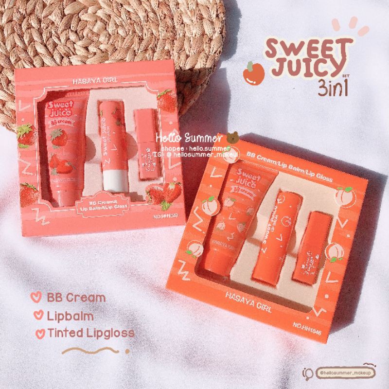 [ORI THAILAND] Hasaya Girl Sweet Juicy Makeup Teen Set