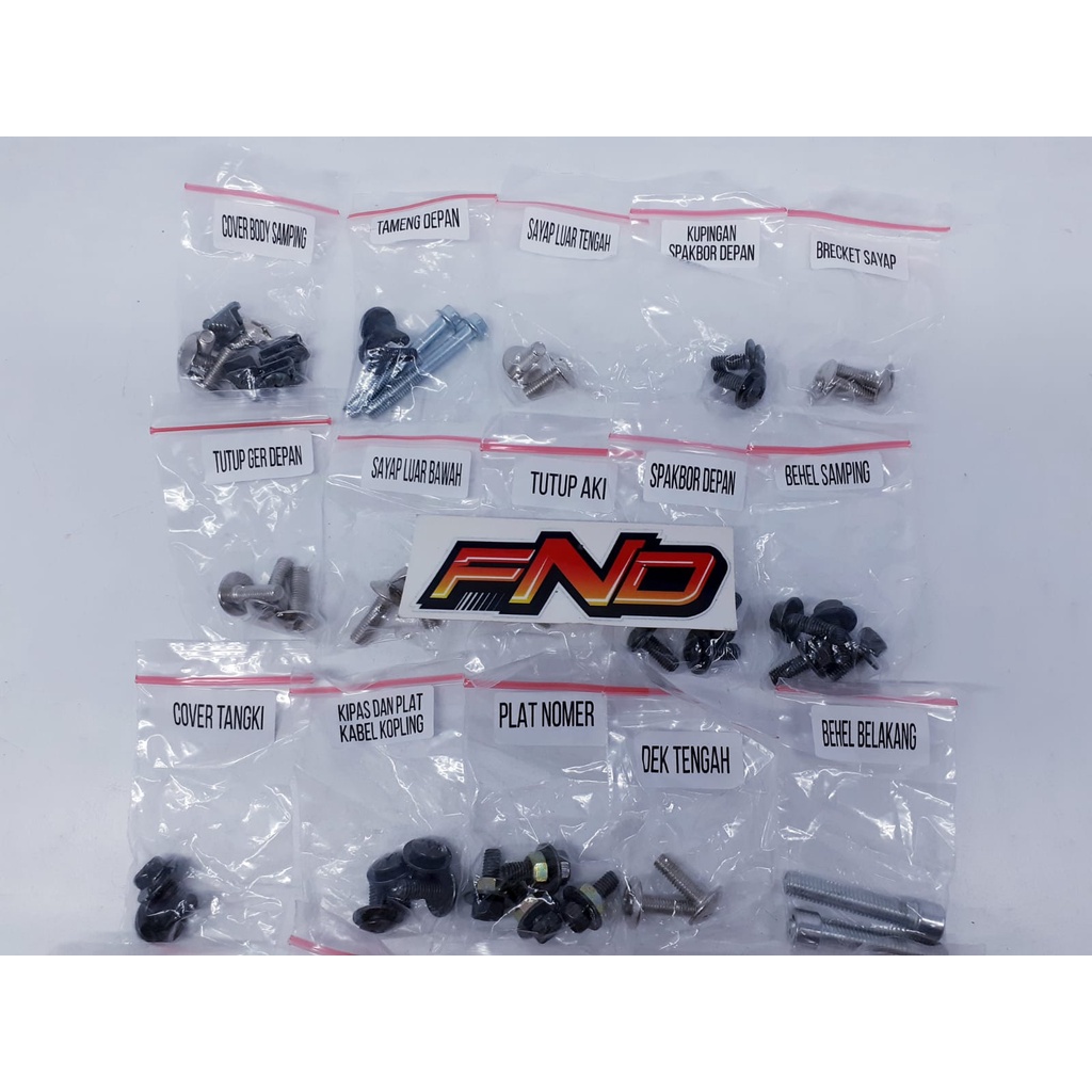 BAUT SET KOMPLIT LENGKAP FULL BODY BODI YAMAHA FIZ FIZR FIZ R