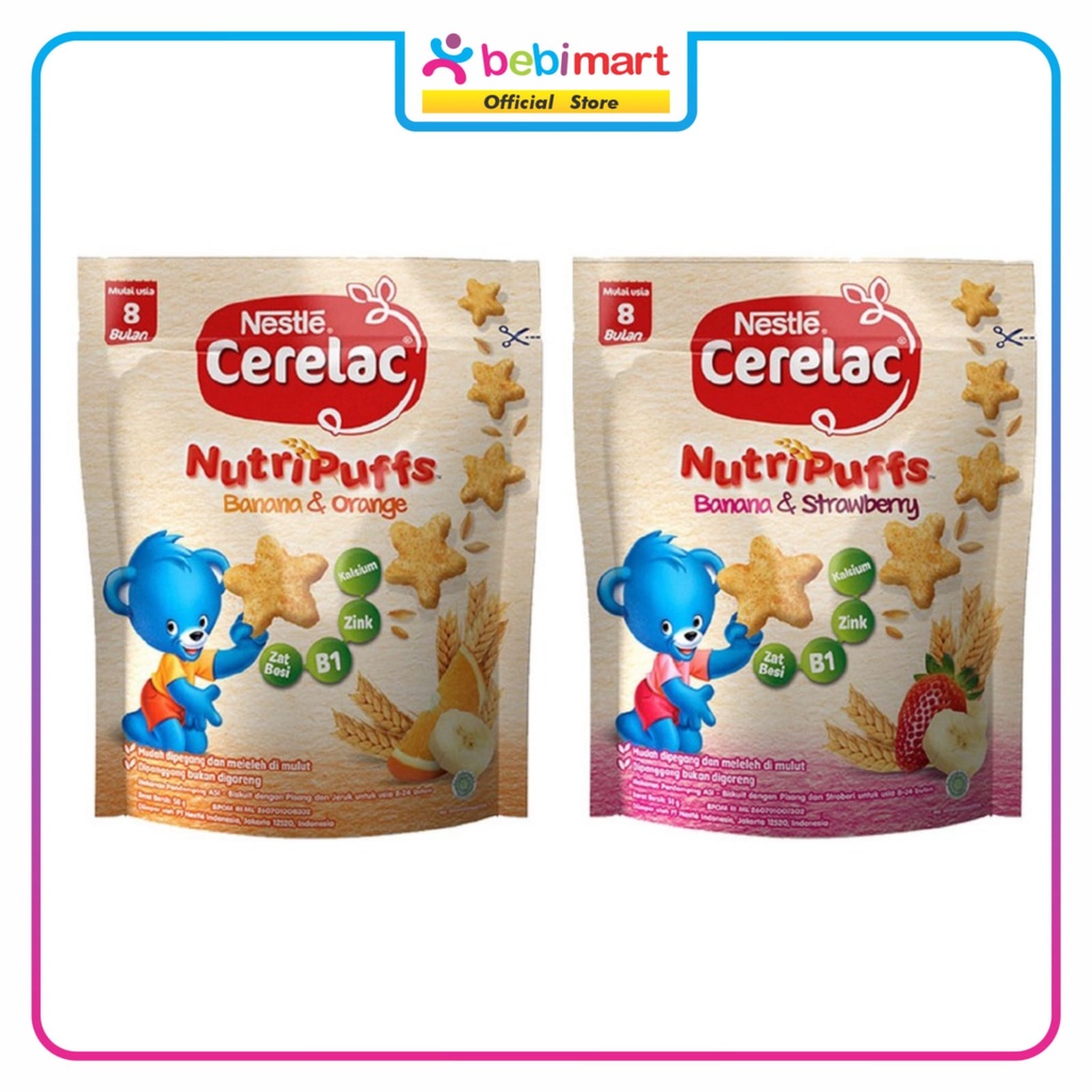 Nestle CERELAC NutriPuffs 50gr / Nestle Cerelac nutri puff