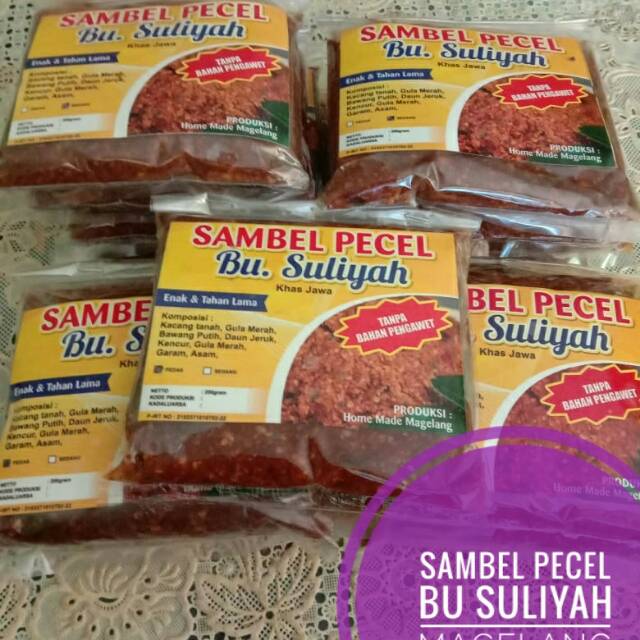 

Sambel pecel bu suliyah