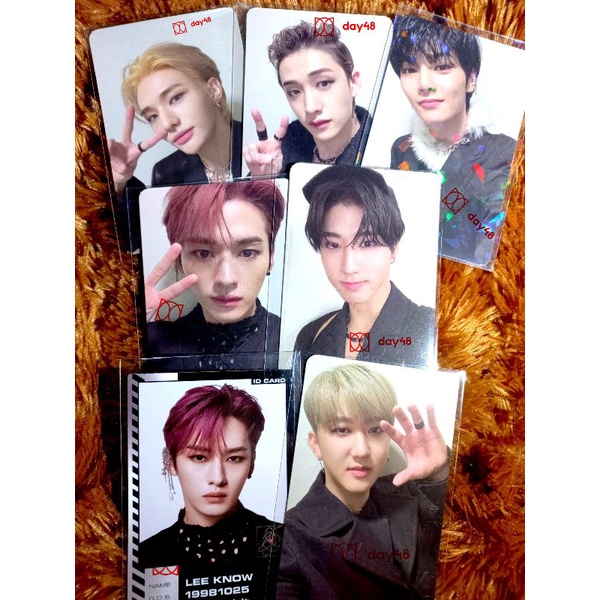 Ready photocard straykids maniac mask off, scanning, frankenstein oddinary bangchan hyunjin lino han