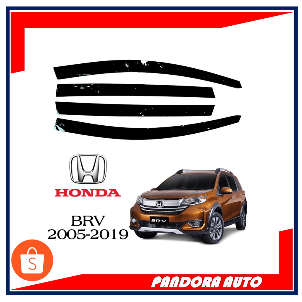 TALANG AIR MOBIL HONDA BRV 2005-2019 MODEL SLIM AKRILIK HITAM