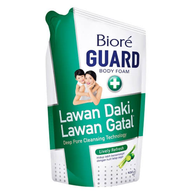 Biore Guard AntiBacterial Body Foam / Sabun Mandi Cair Lawan Daki Lawan Kuman refill 800ML