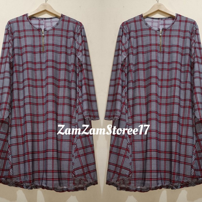 Tunik U1G4 LITA SUPER JUMBO MAT JERSEY KOREA Murah New Arrival Bisa COD Baju Tunik Kekinian Casual K