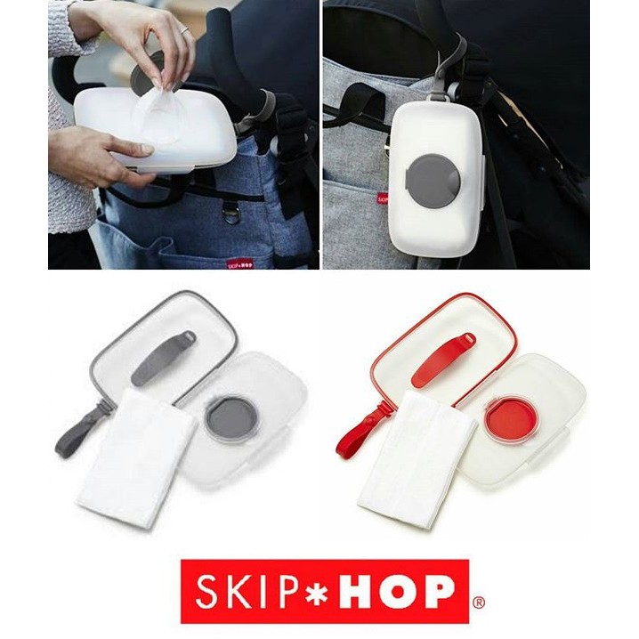 skip hop grab and go snug seal wipes case