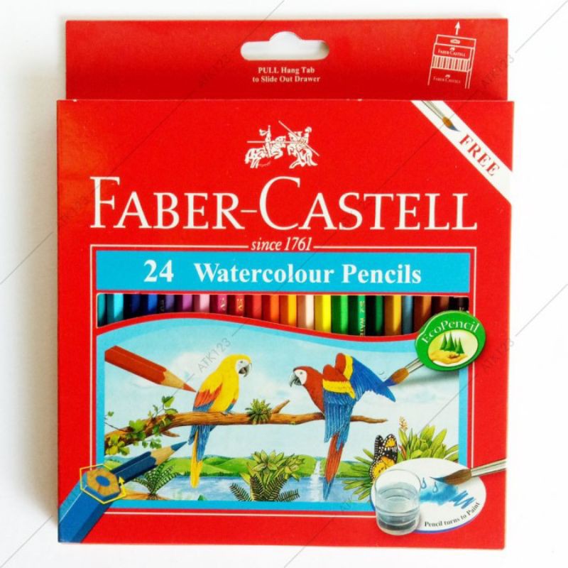 

Faber Castell 114464 Watercolour Pencils 24L - Pensil Warna