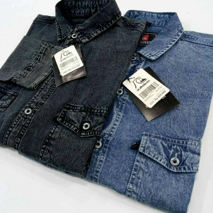 Kemeja Jeans Lengan Panjang Jumbo Kemeja Denim Pria Levis Pria Kemeja Kasual Premium VDVYC3848