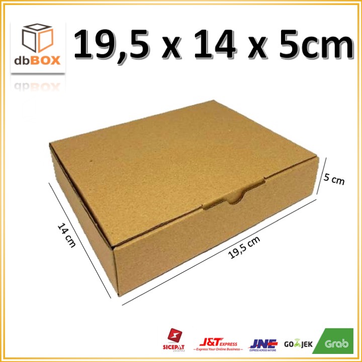 

Kardus 19,5 x 14 x 5 cm --box Die Cut dan easy usage--