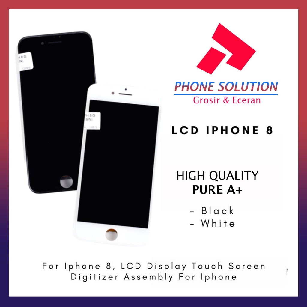 LCD ip 8 Fullset Touchscreen // Supplier LCD Iphone  - Garansi 1 Bulan