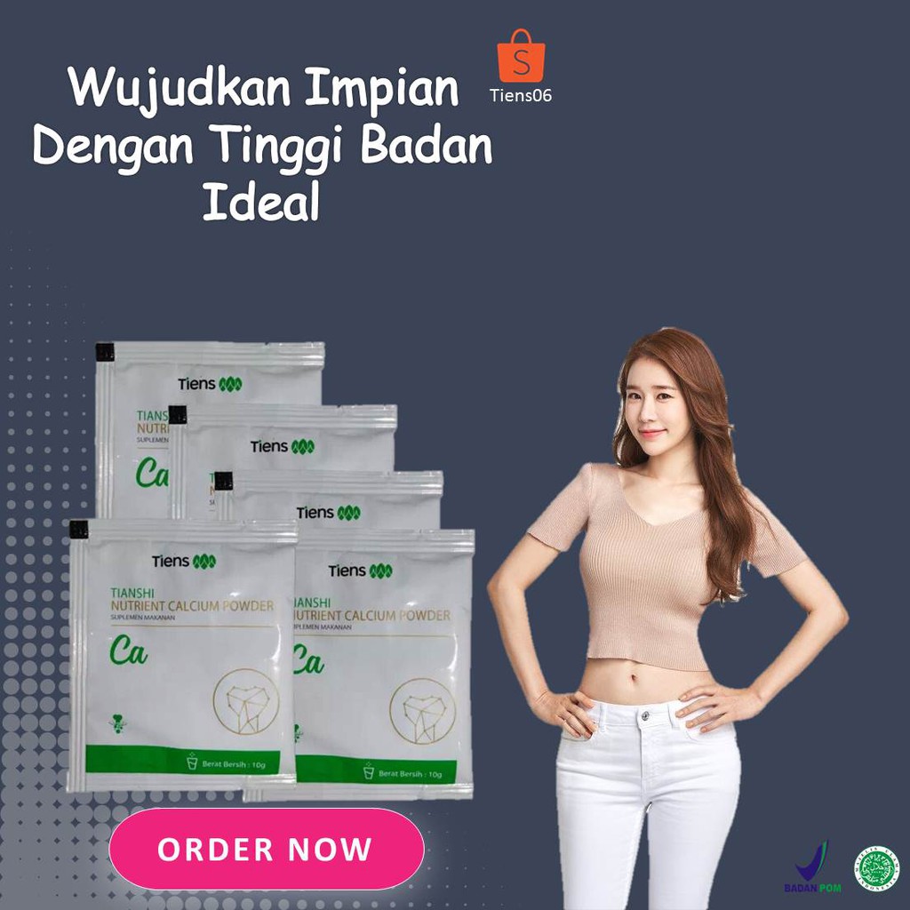 

SUSU PENINGGI BADAN AMPUH SUSU KALSIUM NUTRIENT HIGH CALCIUM POWDER SUPER GROW UP ( PER SACHET )