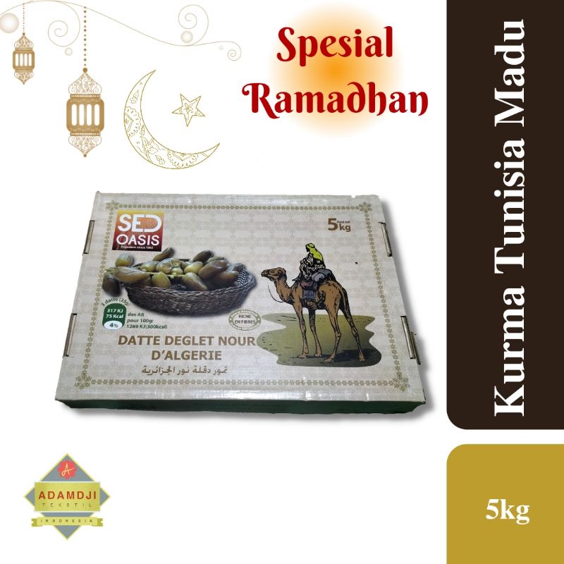 

KURMA TUNISIA MADU & TUNISIA TANGKAI 5KG
