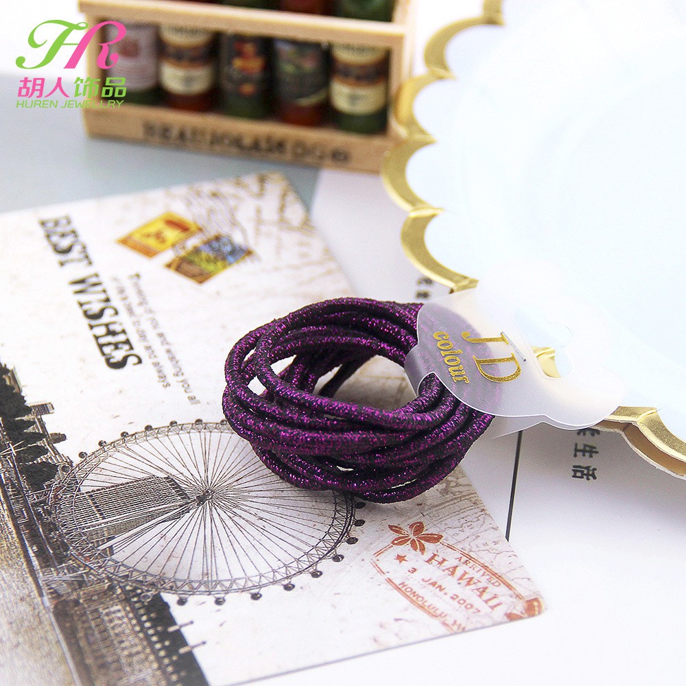 Ennwen IK62 Ikat Rambut Korea Bling Bling set 10 pcs-5