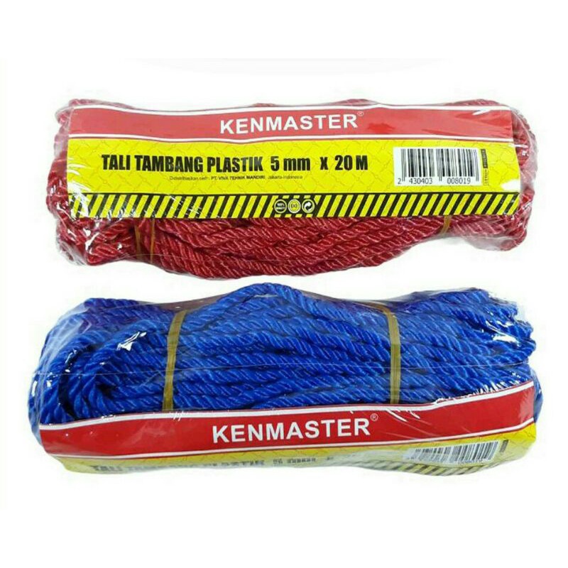 

Tali Tambang Plastik 5mm x 20m / Kenmaster