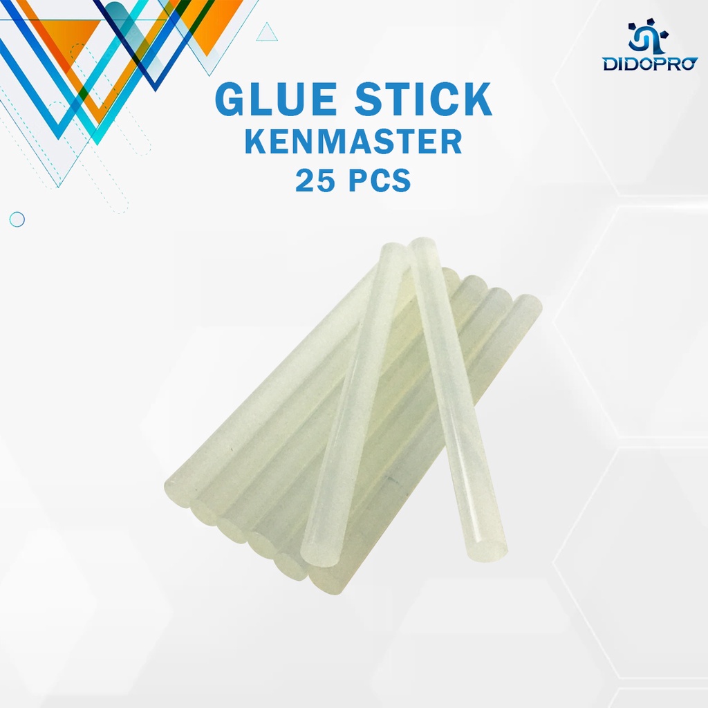 KENMASTER Lem Glue Stick - Lem Stick Kecil 25pcs Refill Isi Lem Tembak Glue Gun